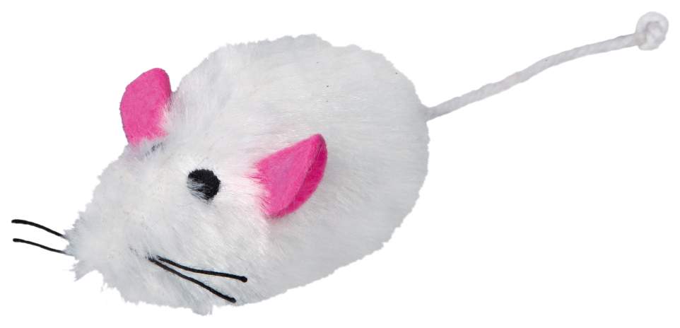 Мягкая игрушка для кошек TRIXIE Plush Mice плюш, в ассортименте, 9 см
