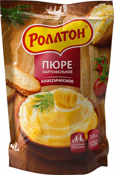 Пюре картофельное Роллтон классическое 240 г - купить в Vprok.ru - СберМаркет, цена на Мегамаркет