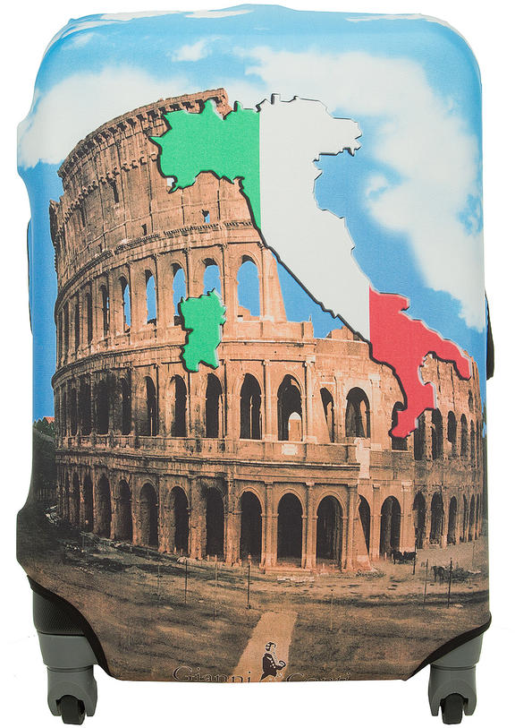 Чехол на чемодан Gianni Conti 9018M travel Italy, коричневый