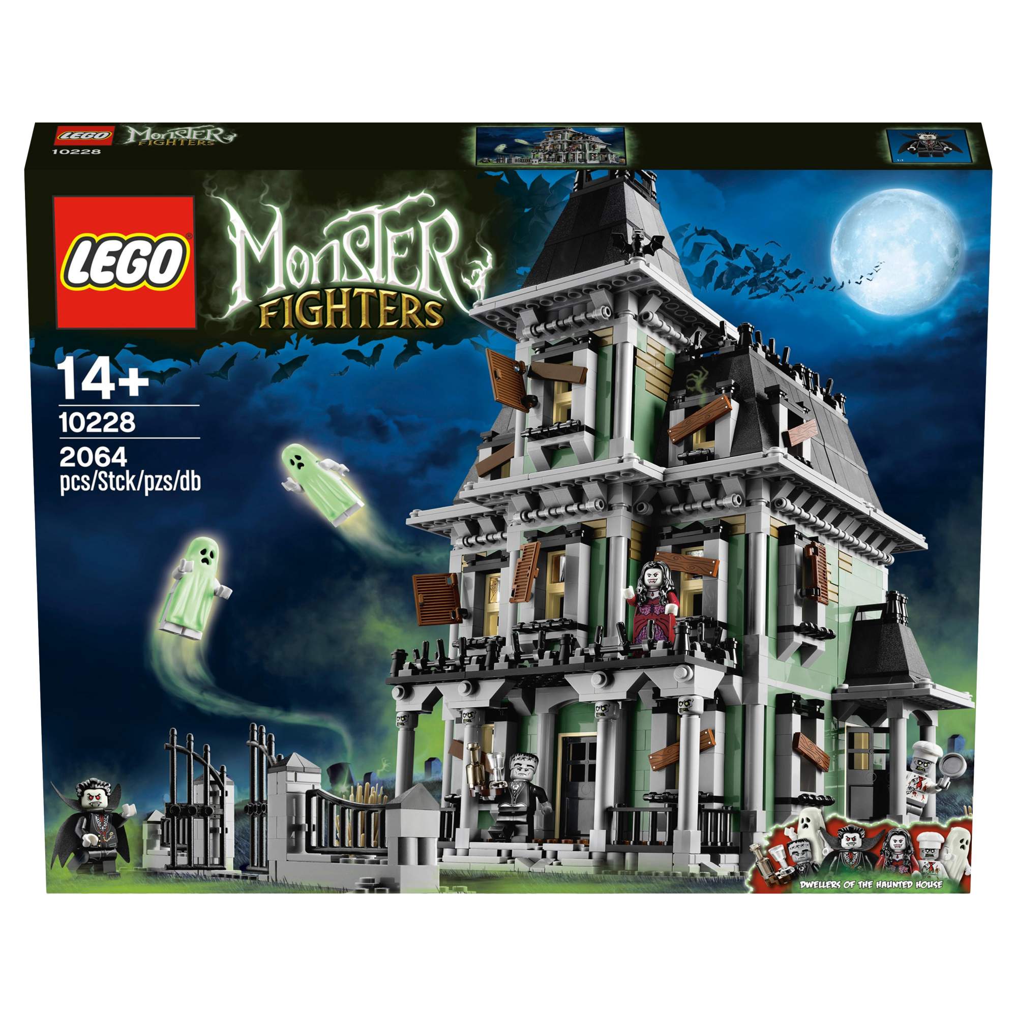 Конструктор LEGO Monster Fighters Дом с привидениями (10228) – купить в  Москве, цены в интернет-магазинах на Мегамаркет