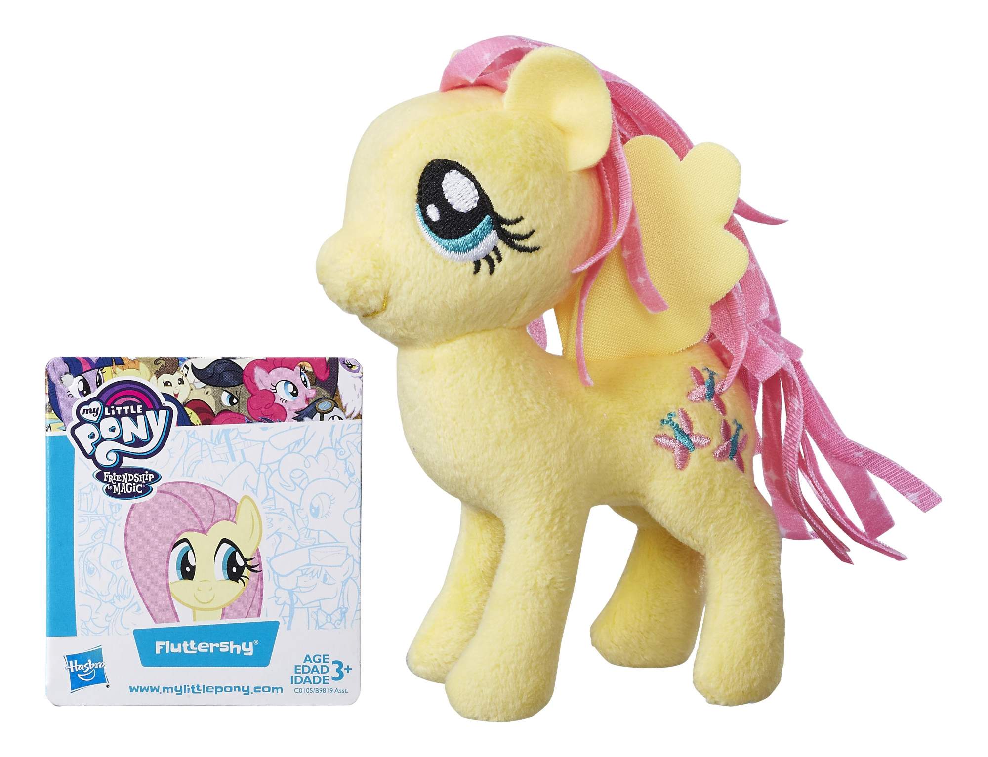 Купить игрушка My little Pony маленькие плюшевые Пони b9819 c0105, цены на  Мегамаркет