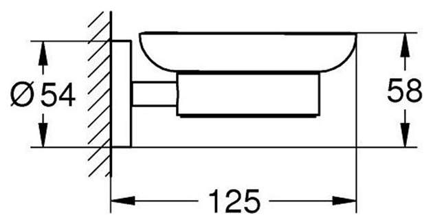 Мыльница Grohe Essentials 40444001 Хром