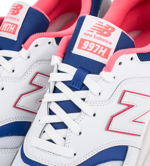 Кроссовки мужские New Balance CM997HAJ/D белые/серые/синие/розовые 45.5 -  купить в Москве, цены на СберМегаМаркет