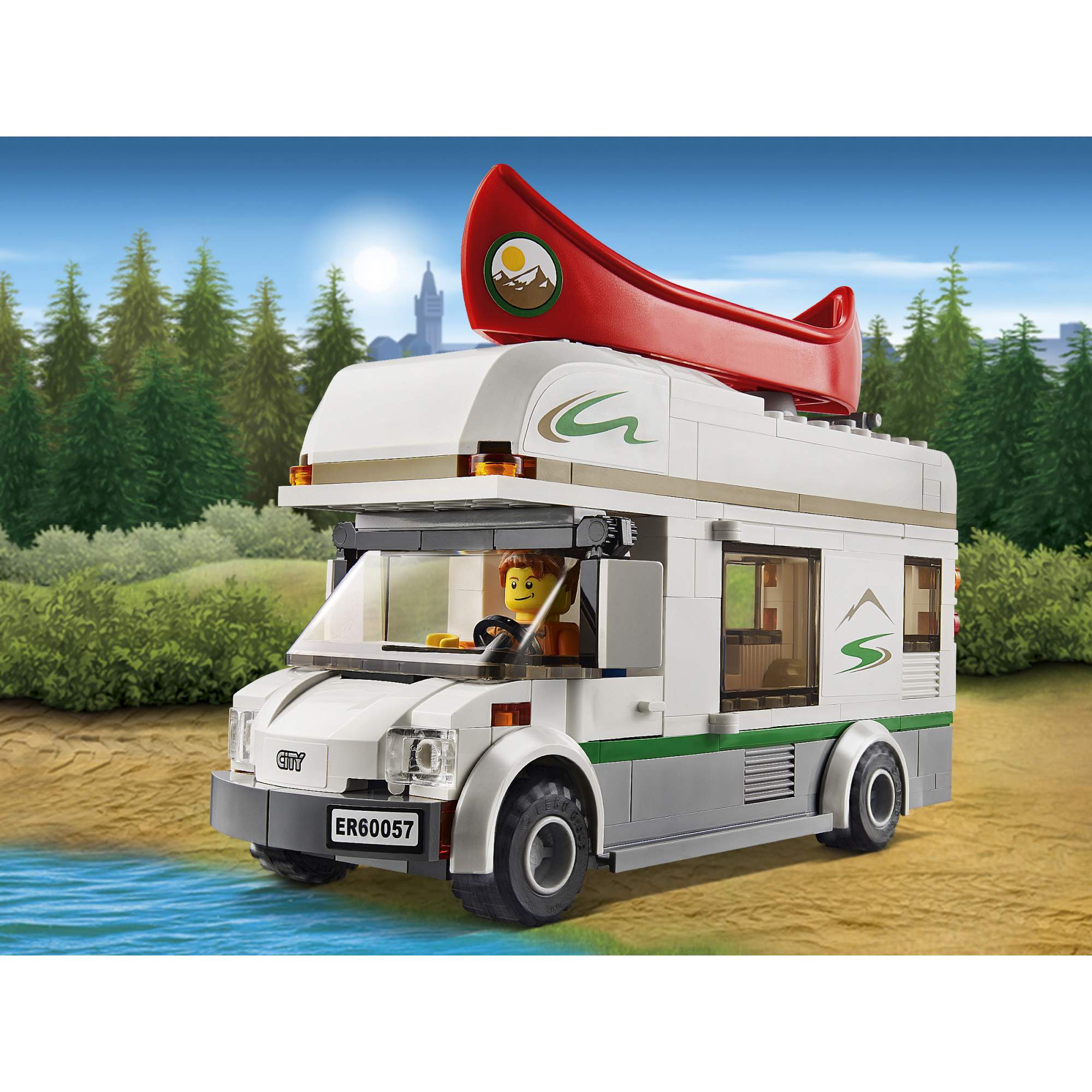 Купить конструктор LEGO City Great Vehicles Дом на колёсах (60057), цены на  Мегамаркет | Артикул: 100000075851