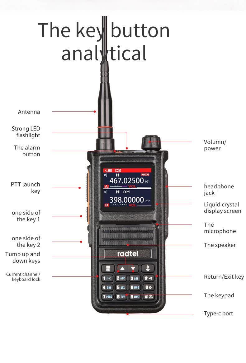 Радиостанция Radtel RT-470 - купить в PROAIM, цена на Мегамаркет