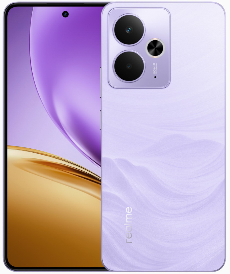 Смартфон Realme 14T 5G RMX5078 8+128 ГБ фиолетовый (Без Рустор), купить в Москве, цены в интернет-магазинах на Мегамаркет
