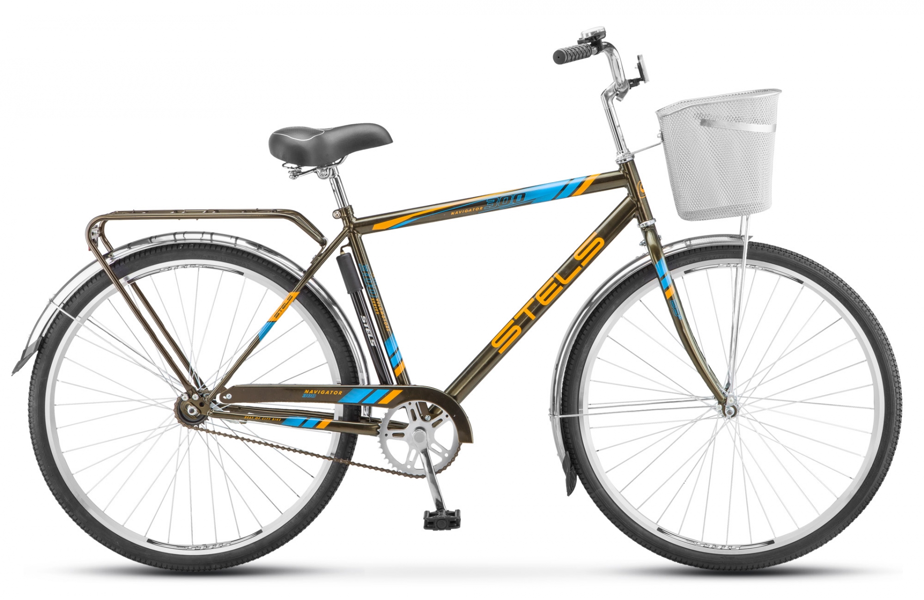 Велосипед Stels Navigator 300 Gent 28 Z010 2018 20" khaki