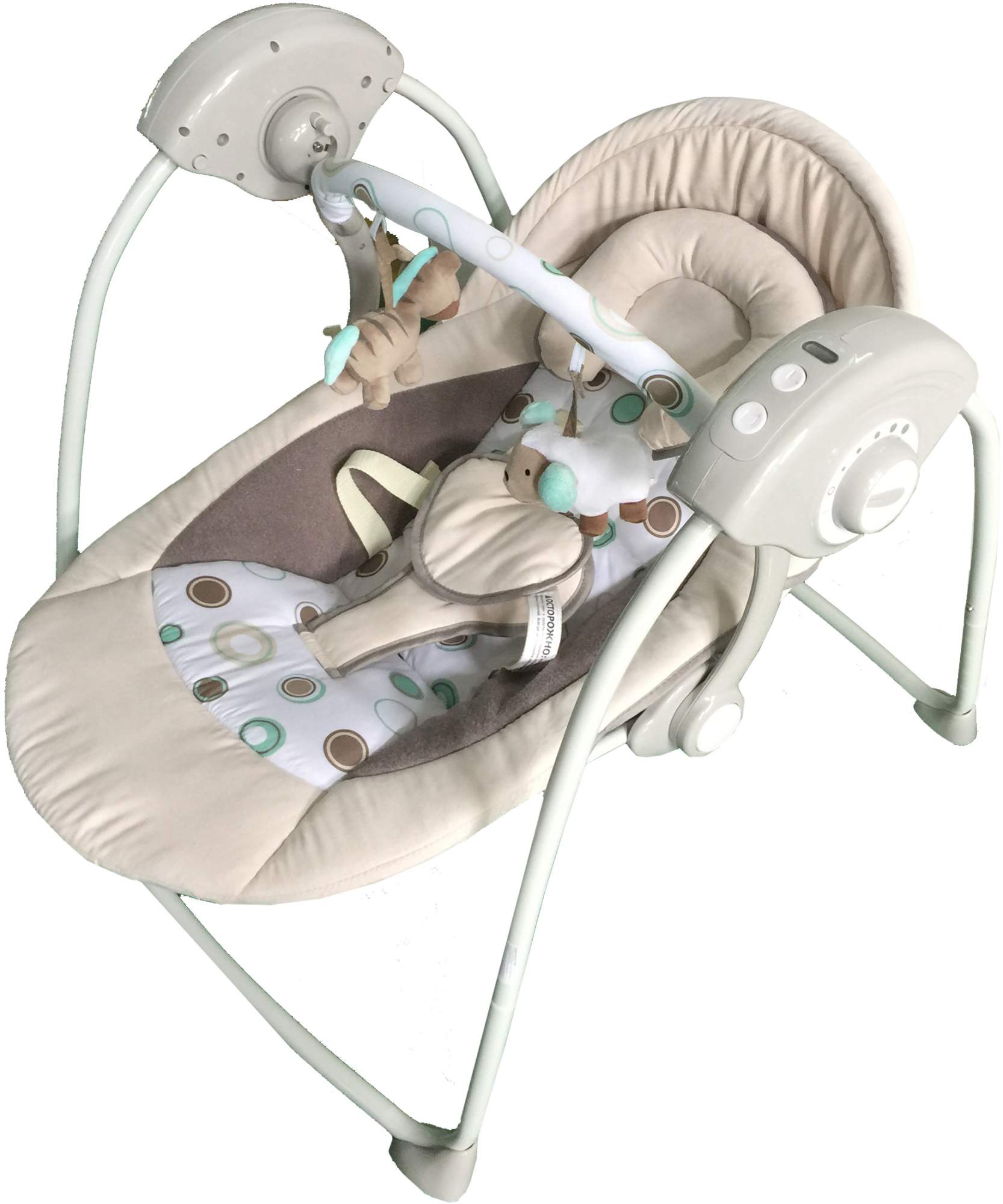 шезлонг качалка для новорожденных электронные
