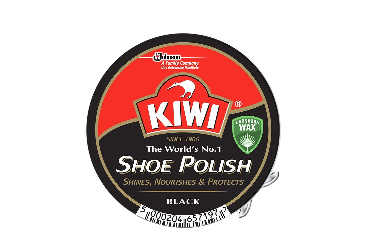 Крем для обуви Kiwi shoe polish черный