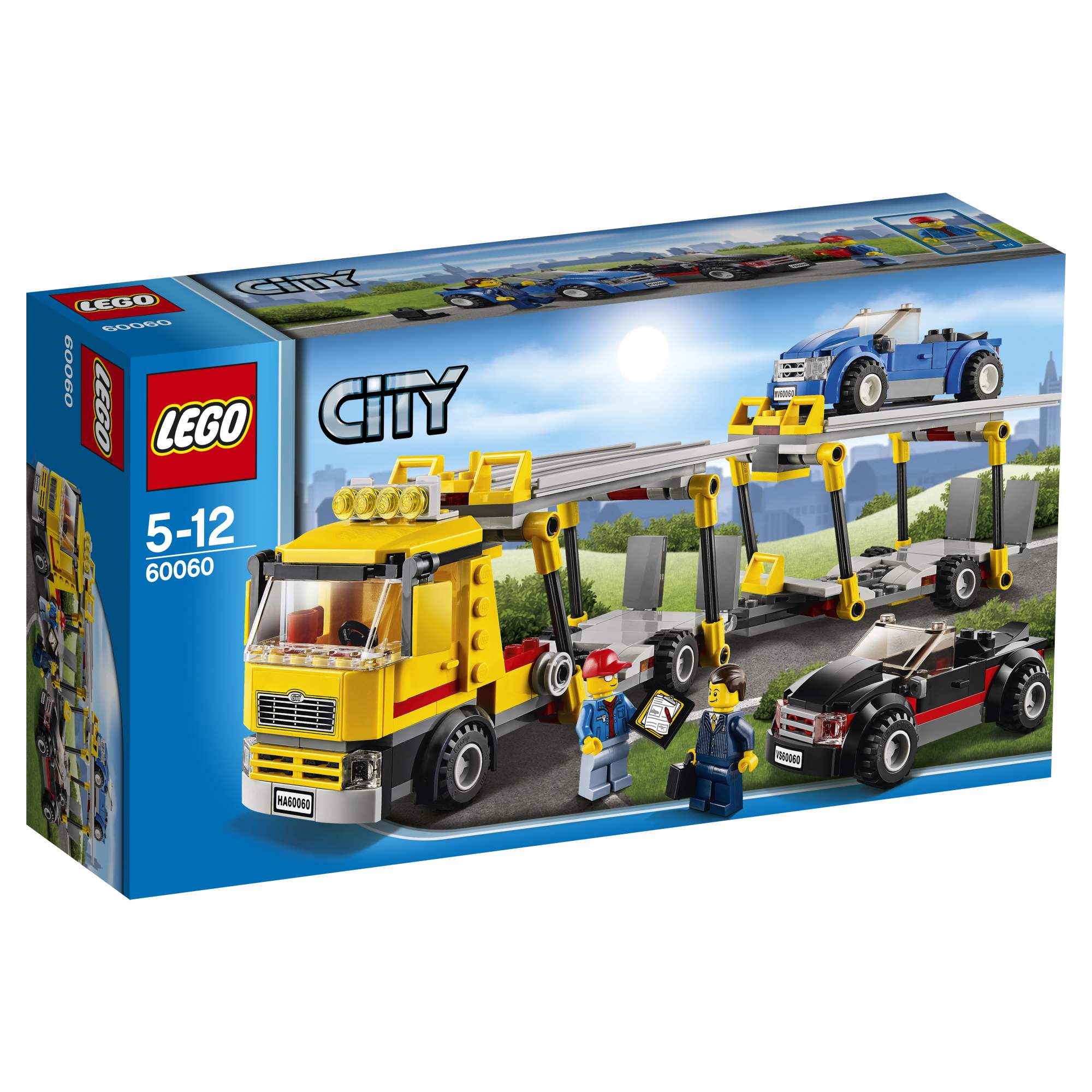 Конструктор LEGO City Great Vehicles Транспорт для перевозки автомобилей  (60060) - отзывы покупателей на Мегамаркет