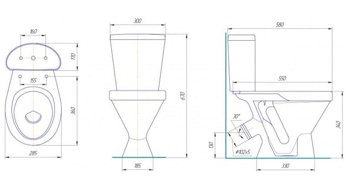 Унитаз-компакт ROSA Детский Вн УнБ35 белый купить, цены в Москве на ...