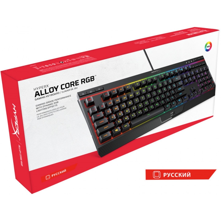 Как разобрать клавиатуру hyperx alloy origins core Проводная игровая клавиатура HyperX Alloy Core RGB Black (HX-KB5ME2-RU), купить 