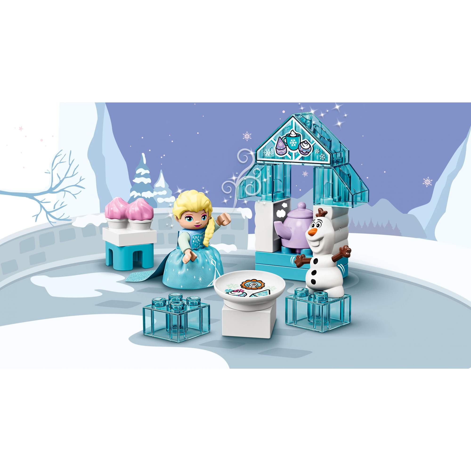 Конструктор LEGO DUPLO Disney Princess 10920 Чаепитие у Эльзы и Олафа