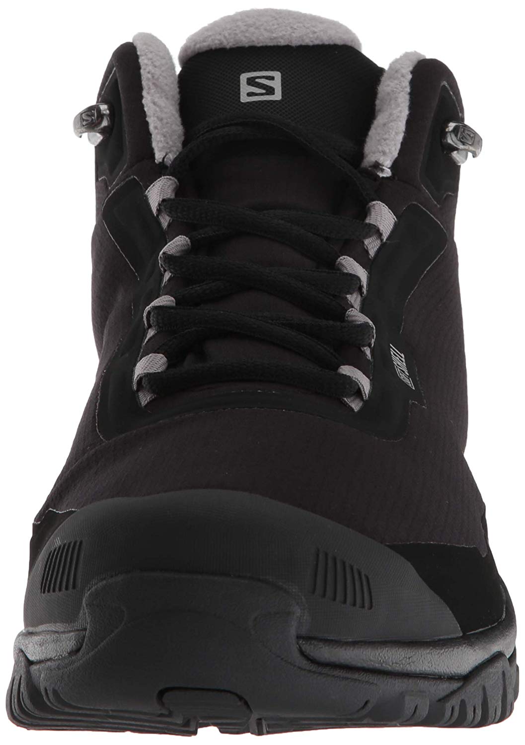 Ботинки Salomon Shelter CS WP L40472900, black/black/frost gray, 11 UK -купить в Москве, цены на Мегамаркет
