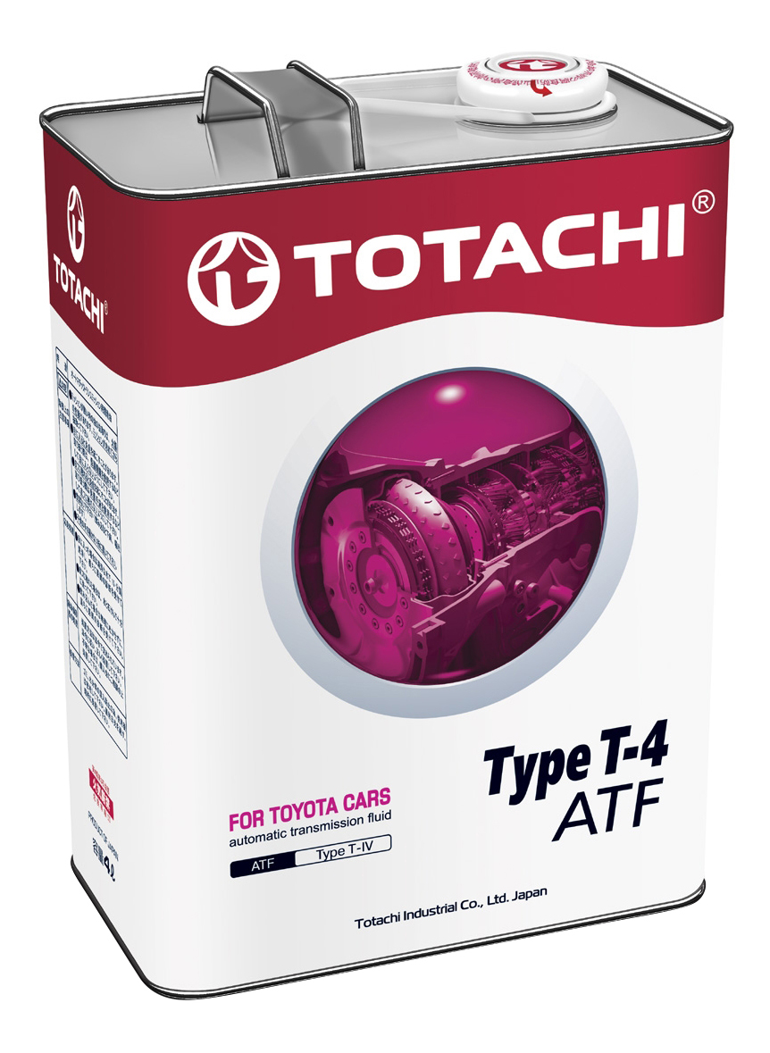 Трансмиссионное масло TOTACHI ATF TYPE T-IV 4л 4562374691025 - купить в Москве, цены на Мегамаркет | 100000398153