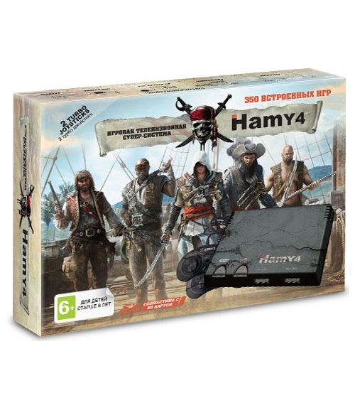Игровая приставка 16 Bit Sega 8 Bit Hamy 4 Assassin Creed Black Flag (350 в 1)