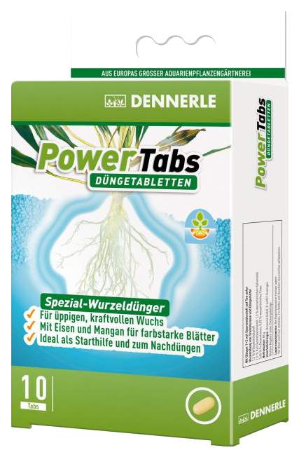 Удобрение для аквариумных растений Dennerle Power Tabs таблетки 10 шт.