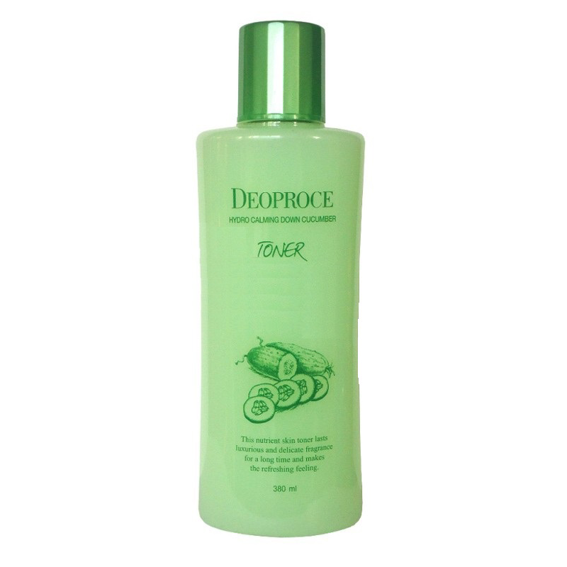 Купить тонер для лица Deoproce HYDRO CALMING DOWN CUCUMBER TONER 380 мл, цены на Мегамаркет | Артикул: 100024495353