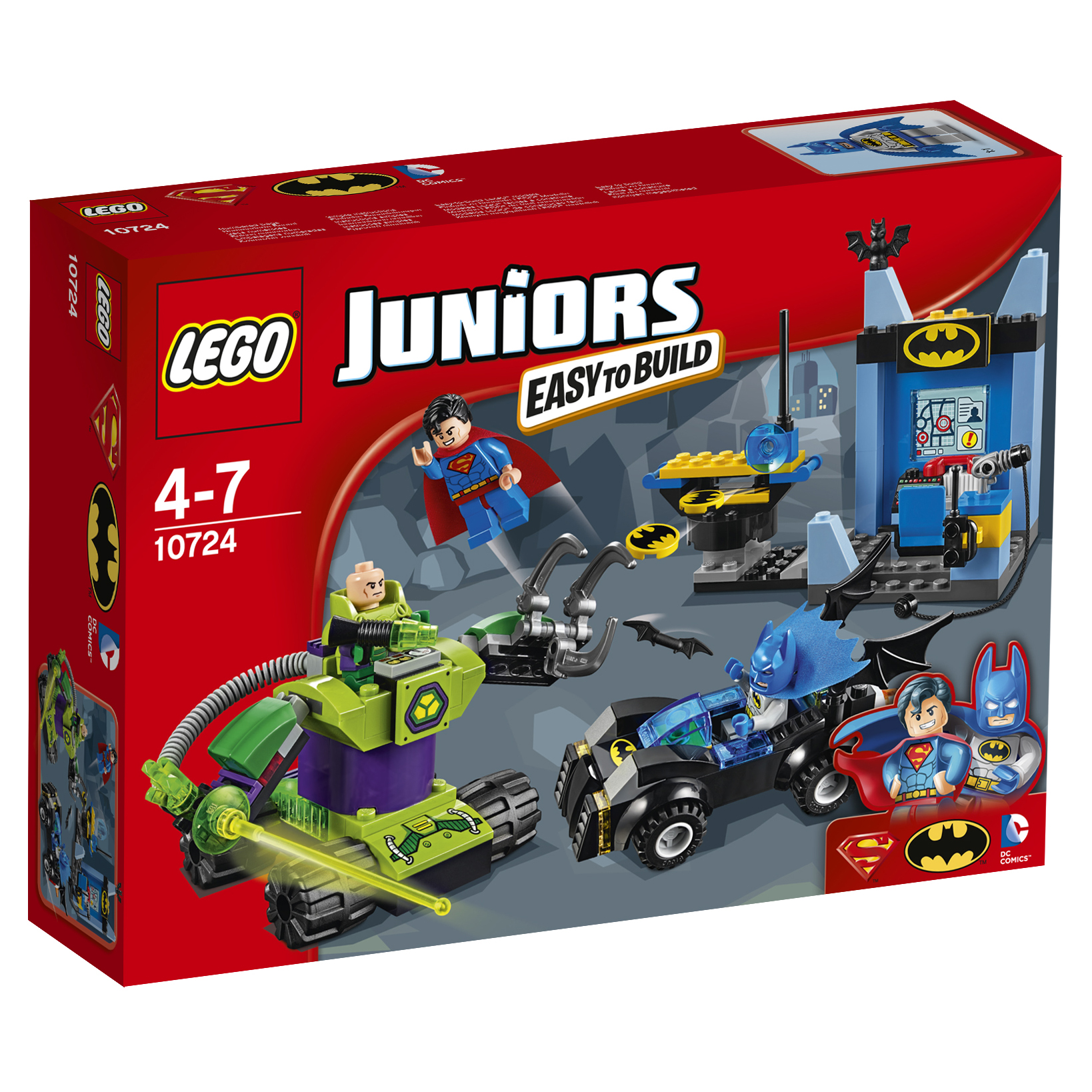 Конструктор LEGO DC Comics Juniors Бэтмен и Супермен против Лекса Лютора  (10724) - купить в Москве, цены на Мегамаркет | 100000075253