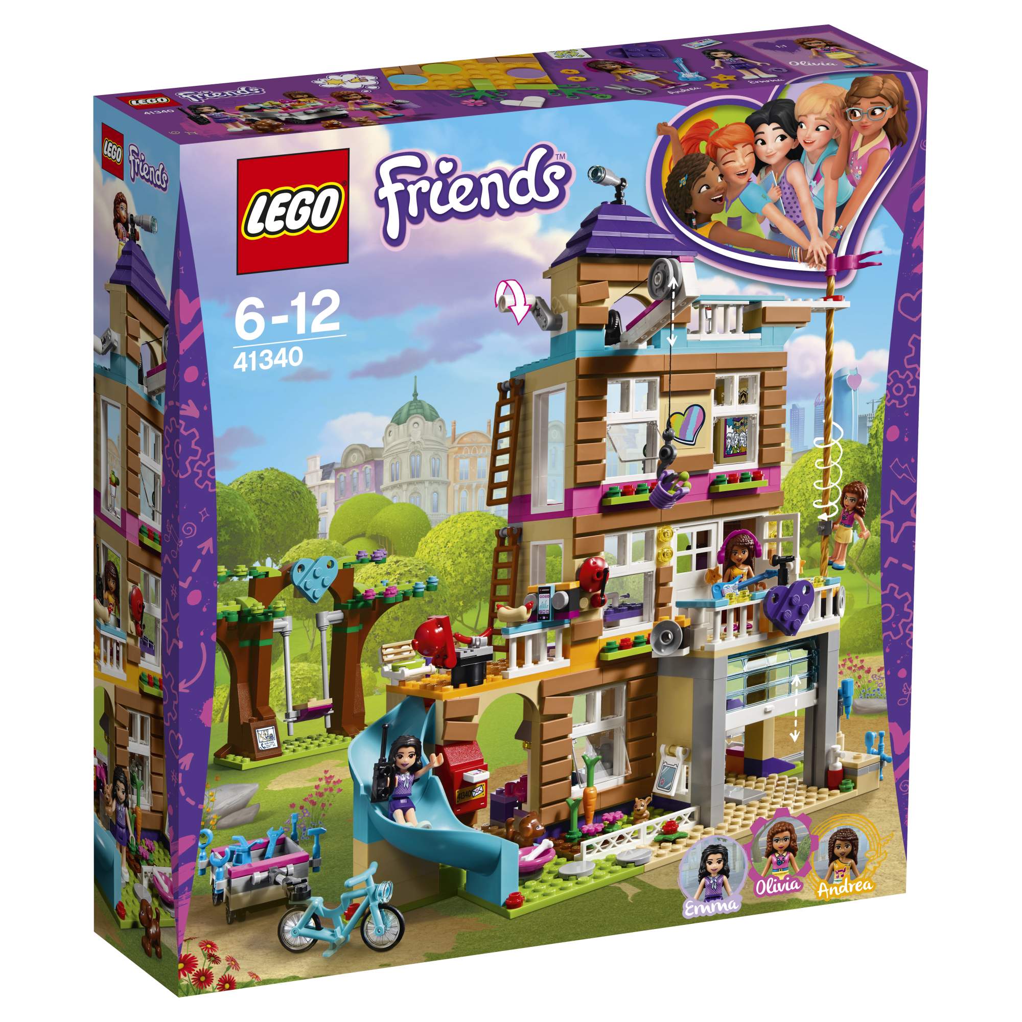 Отзывы о конструктор LEGO Friends Дом дружбы (41340) - отзывы покупателей  на Мегамаркет | конструкторы LEGO 41340 - 100023250953