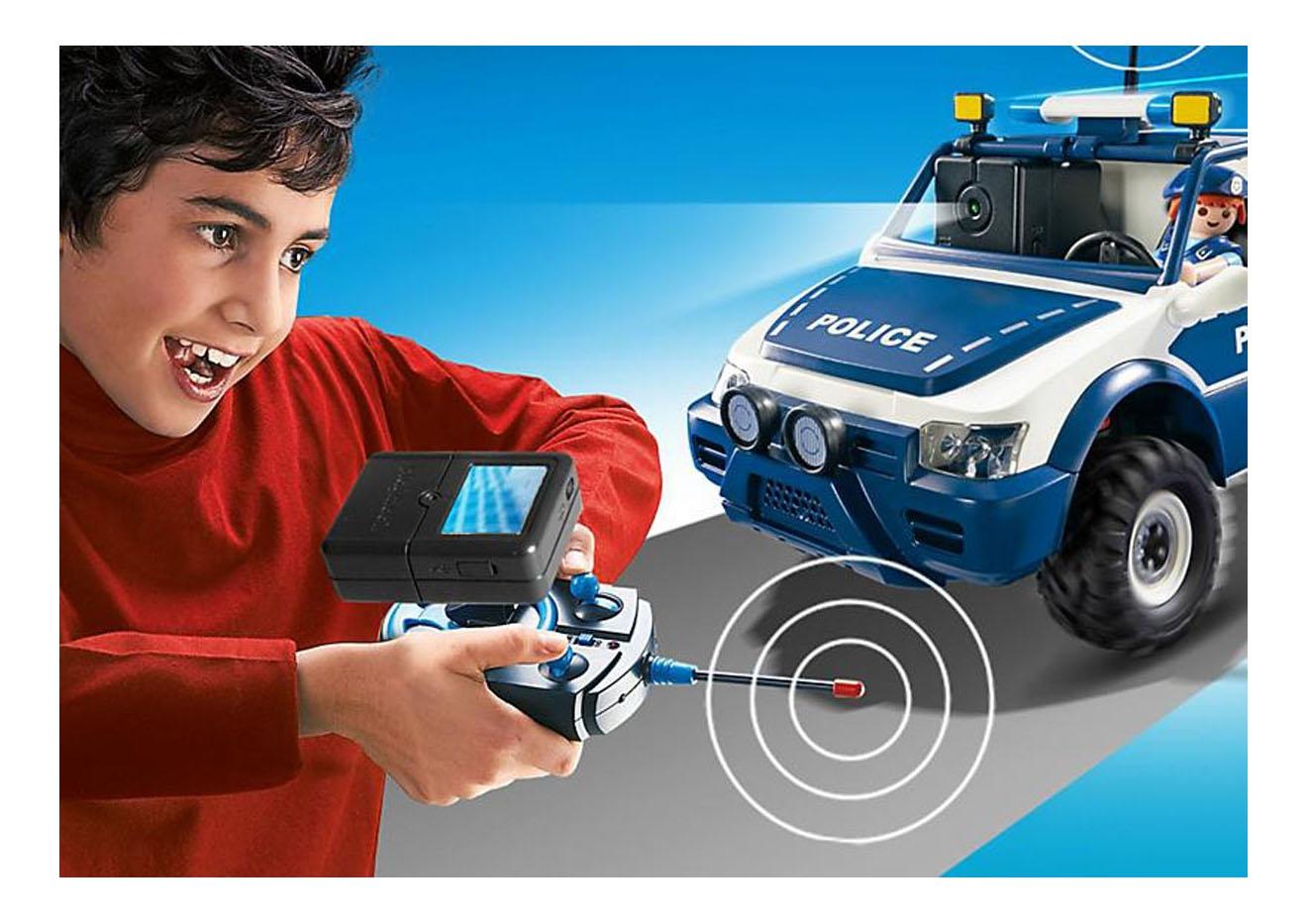 Включи машину управлять. Playmobil Polizei машинка полиция. Машина на пульте. Машинка с камерой. Игрушечная машинка с камерой.