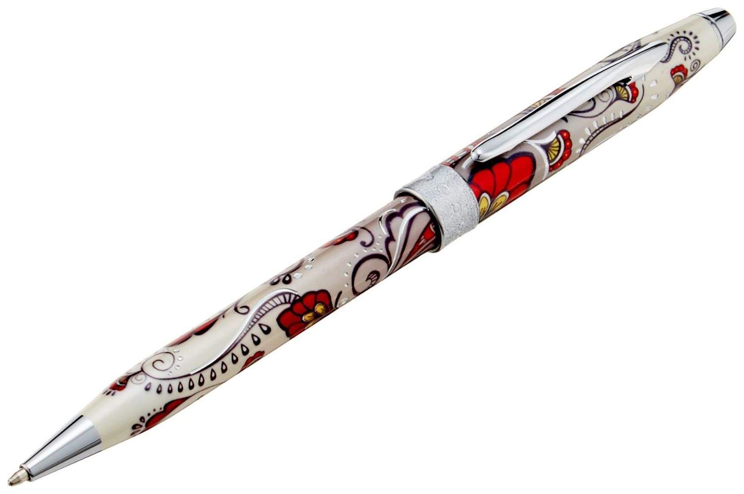 Шариковая ручка Cross Botanica Red Hummingbird Vine M BL AT0642-3