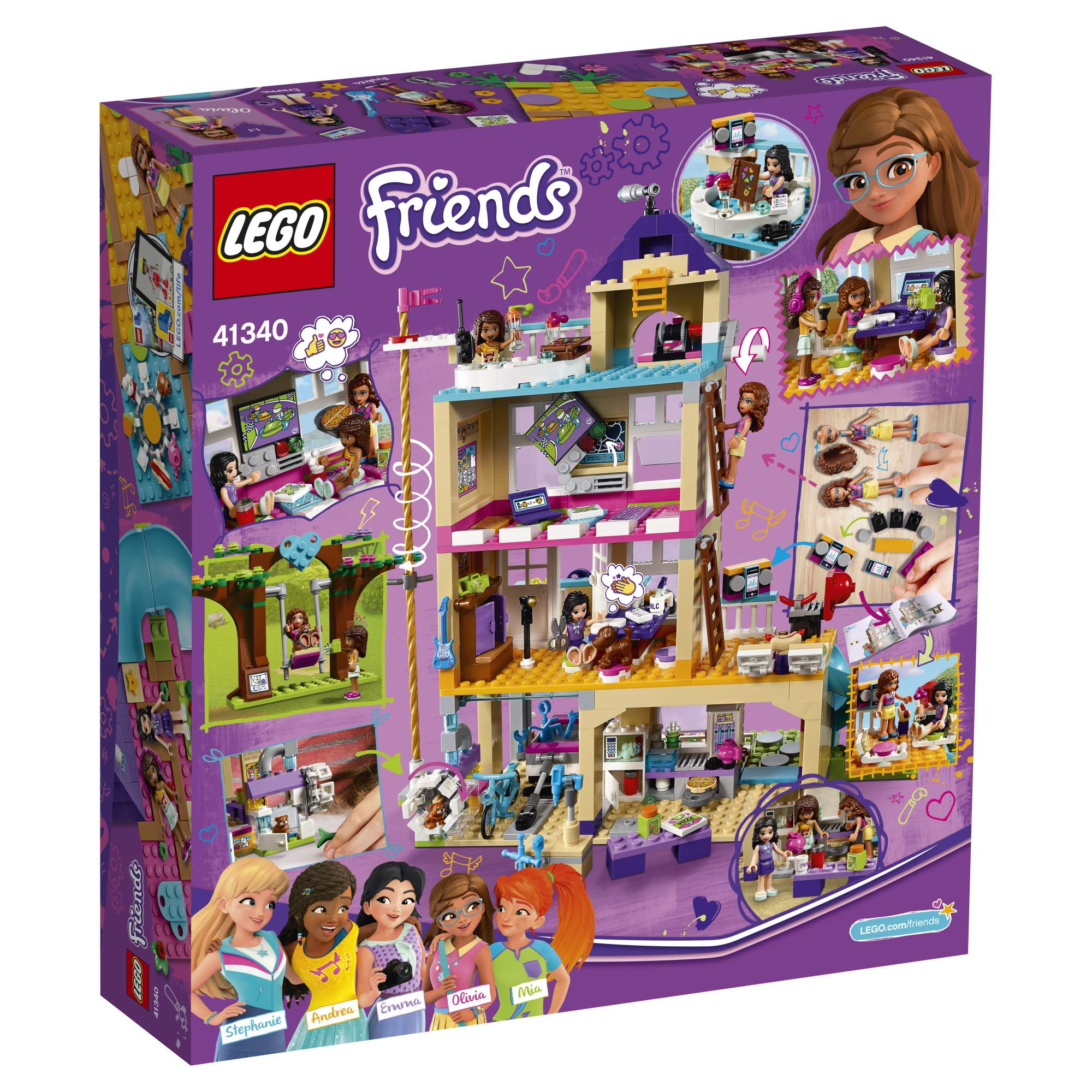 Отзывы о конструктор LEGO Friends Дом дружбы (41340) - отзывы покупателей  на Мегамаркет | конструкторы LEGO 41340 - 100023250953