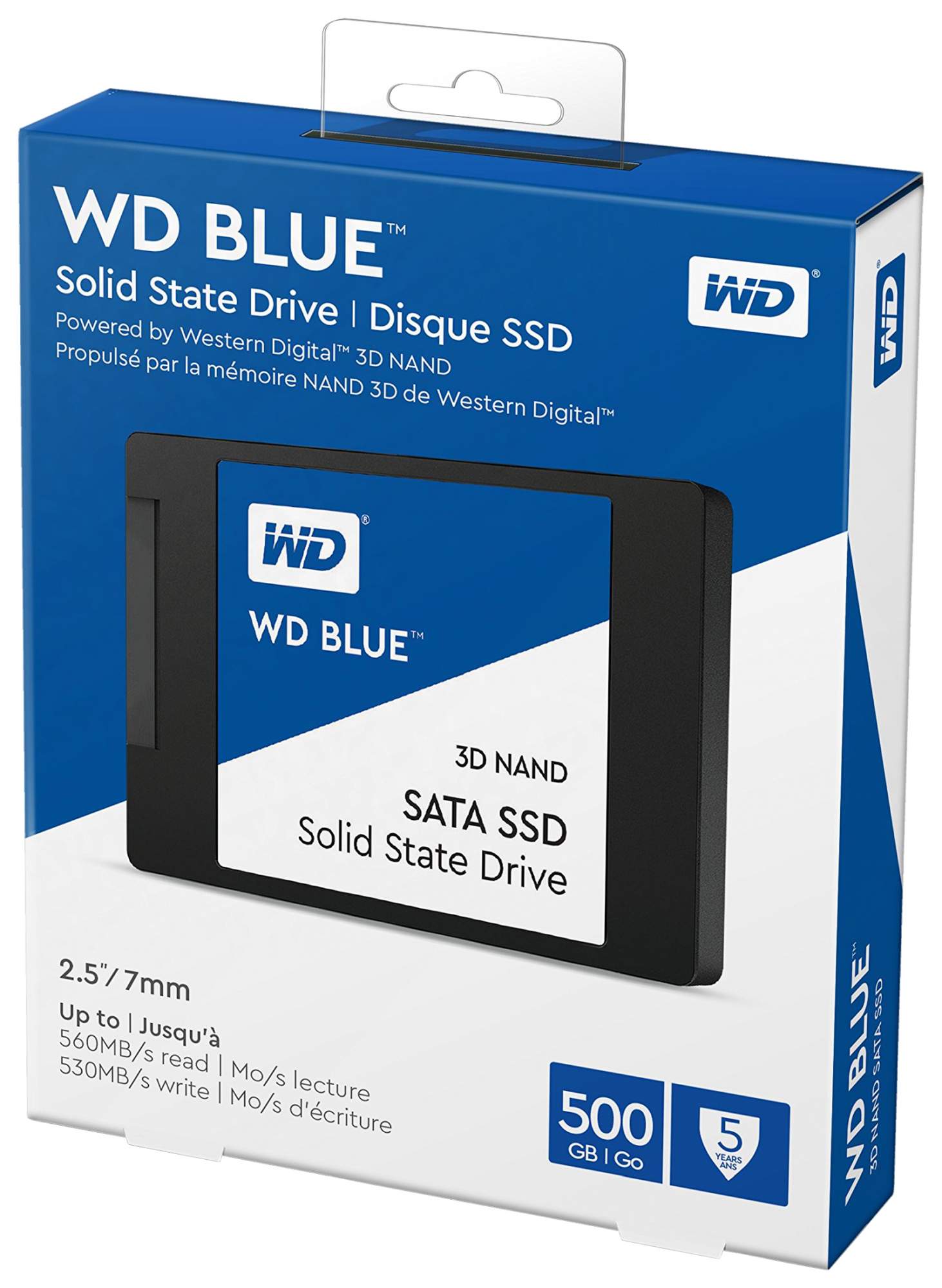 Миниатюра SSD диск WD Blue 500ГБ (WDS500G2B0A) №5