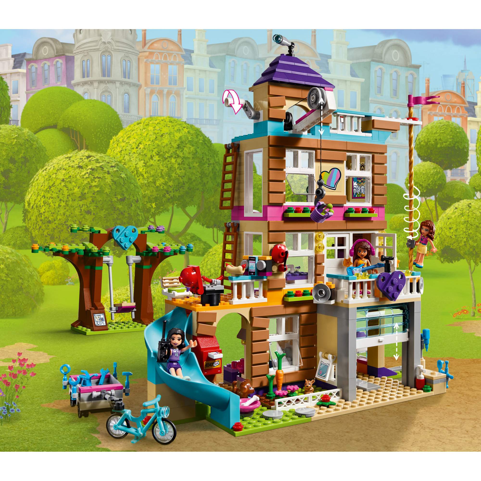 Отзывы о конструктор LEGO Friends Дом дружбы (41340) - отзывы покупателей  на Мегамаркет | конструкторы LEGO 41340 - 100023250953