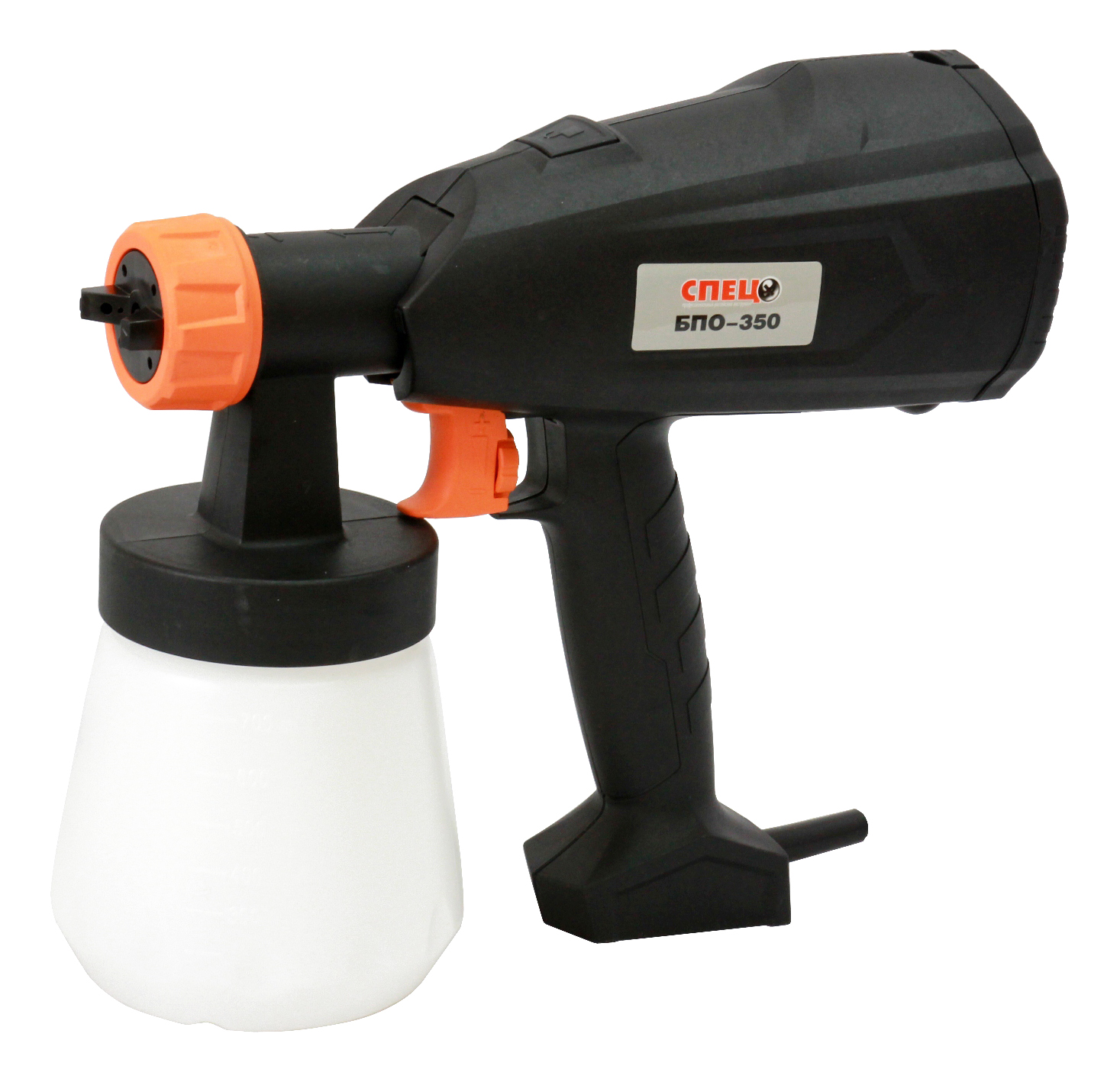 Пистолет окрасочный Спец Бпо-350 380Вт, 700 мл бачок, 60 дин/сек ...