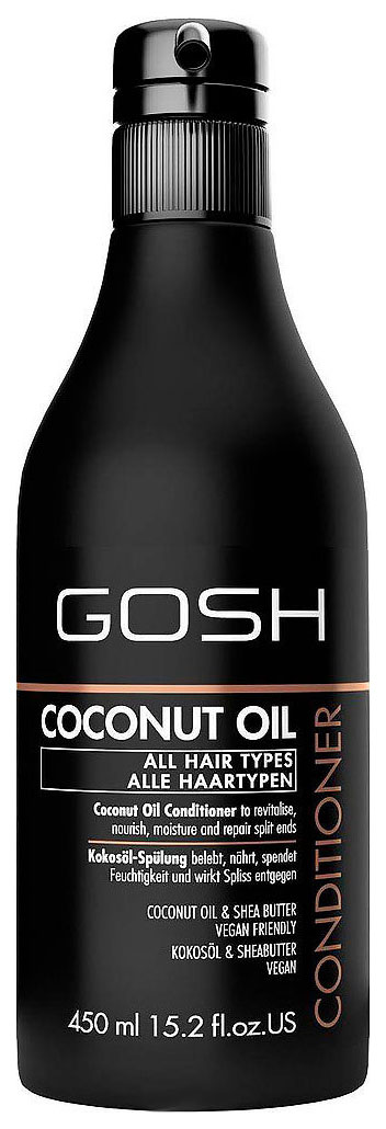 Купить кондиционер для волос Gosh Coconut Oil 450 мл, цены на Мегамаркет | Артикул: 100024185954