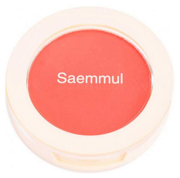 Румяна The Saem Saemmul Single Blusher CR02 Baby Coral 5 г - купить в MsKOREA, цена на Мегамаркет