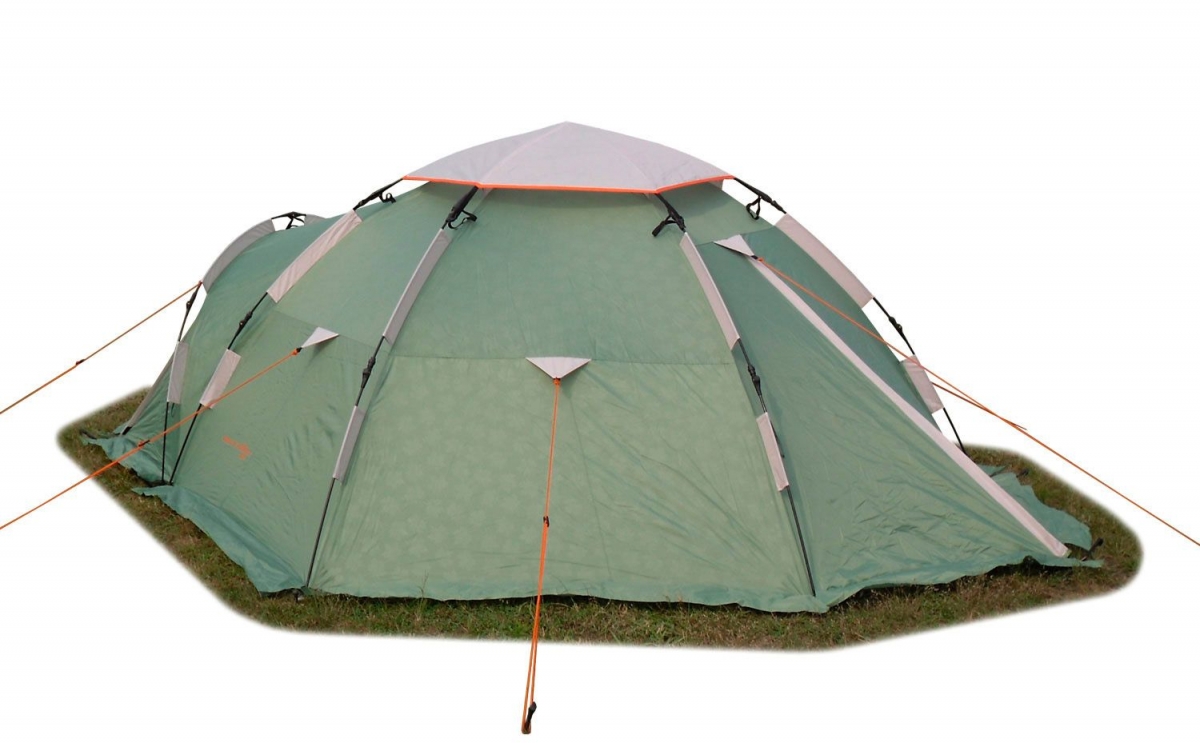 Палатка Maverick Igloo, кемпинговая, 3 места, light green/grey - купить в mavericktent, цена на Мегамаркет