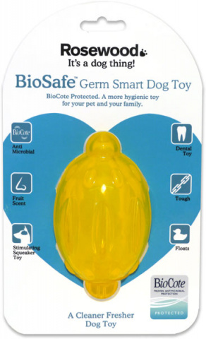 Жевательная игрушка для собак Rosewood BioSafe Fruits Toy Лимон, желтый, 13 см