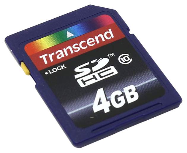 Карта памяти transcend 4 гб