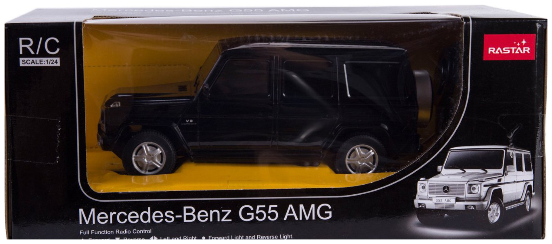 Купить машина р/у 1:24 Mercedes-Benz G55 Цвет Черный, цены на Мегамаркет