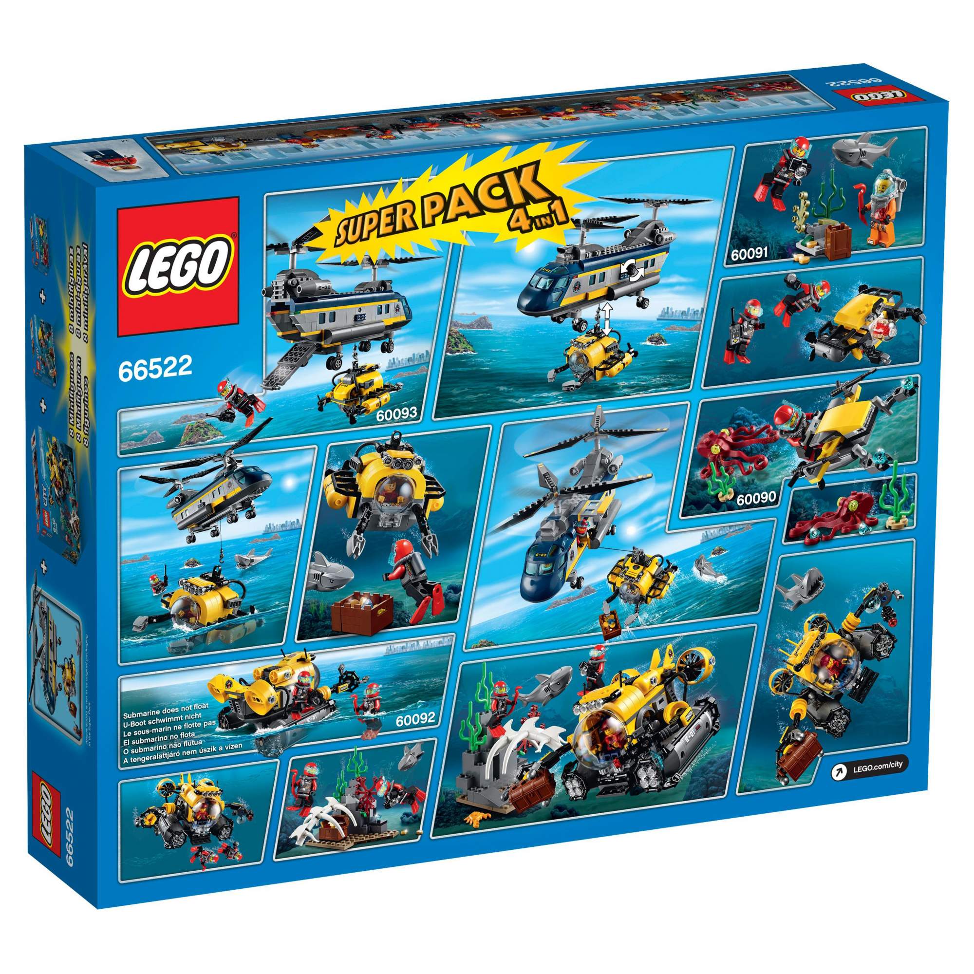 LEGO City Deep Sea Explorers 4 1 66522