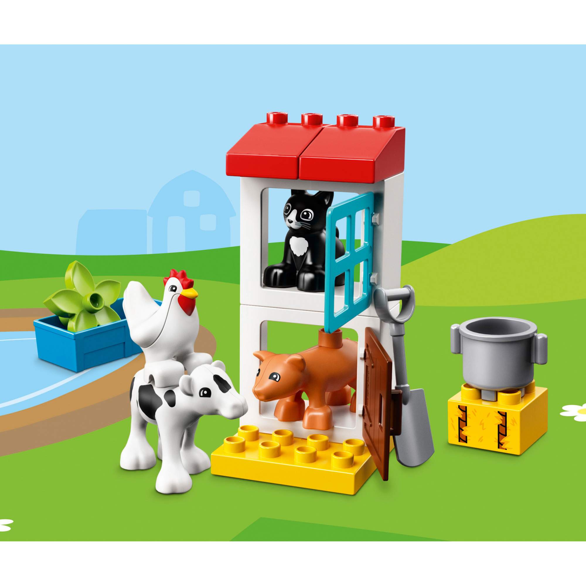 Конструктор LEGO DUPLO Town Ферма: домашние животные (10870) - отзывы  покупателей на Мегамаркет