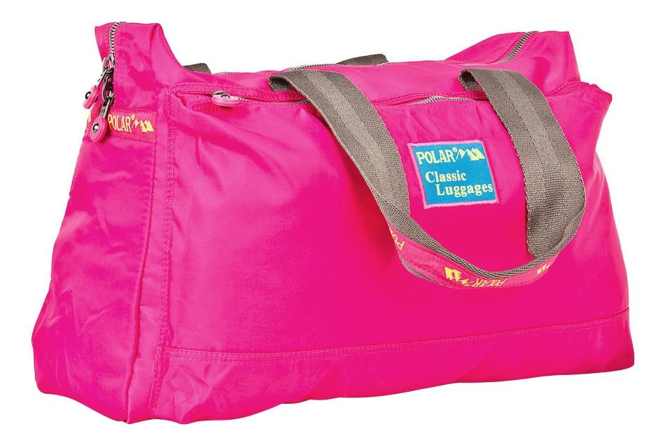 Дорожная сумка Polar П1288-17 розовая 45 x 17 x 29