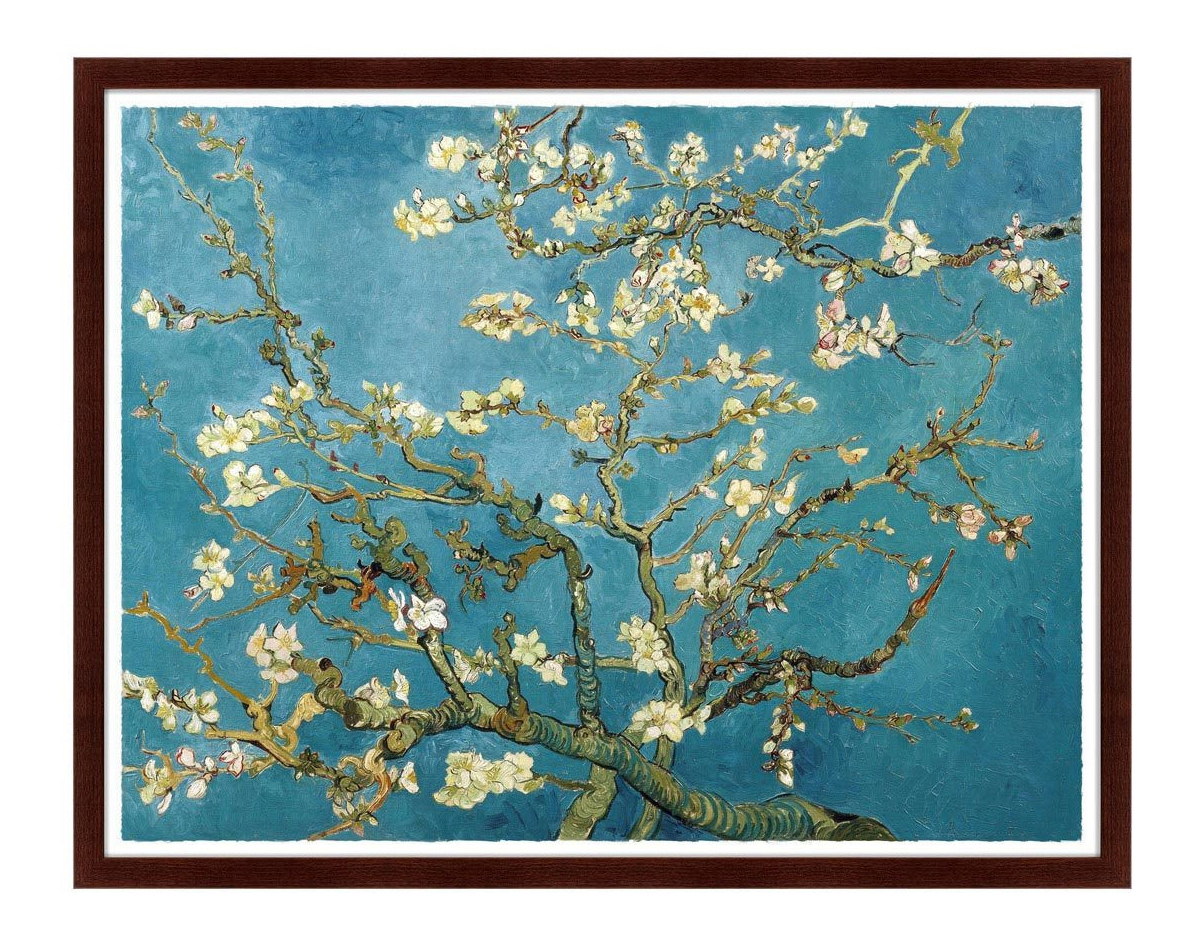 винсент ван гог цветущие ветки миндаля оригинал. ветка миндаля. ван гог almond blossom. винсент ван гог цветущие ветки миндаля 1890. миндальное дерево ван гога.