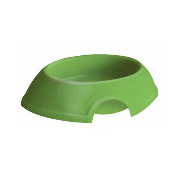 Одинарная миска для кошек и собак ZooExpress, пластик, зеленый, 0.2 л