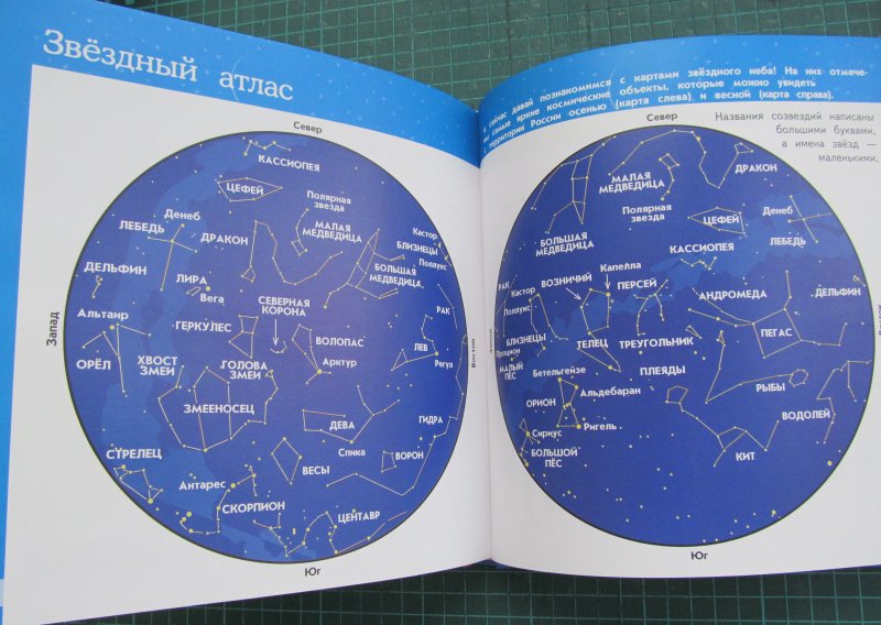 Инструкция звездного неба на русском