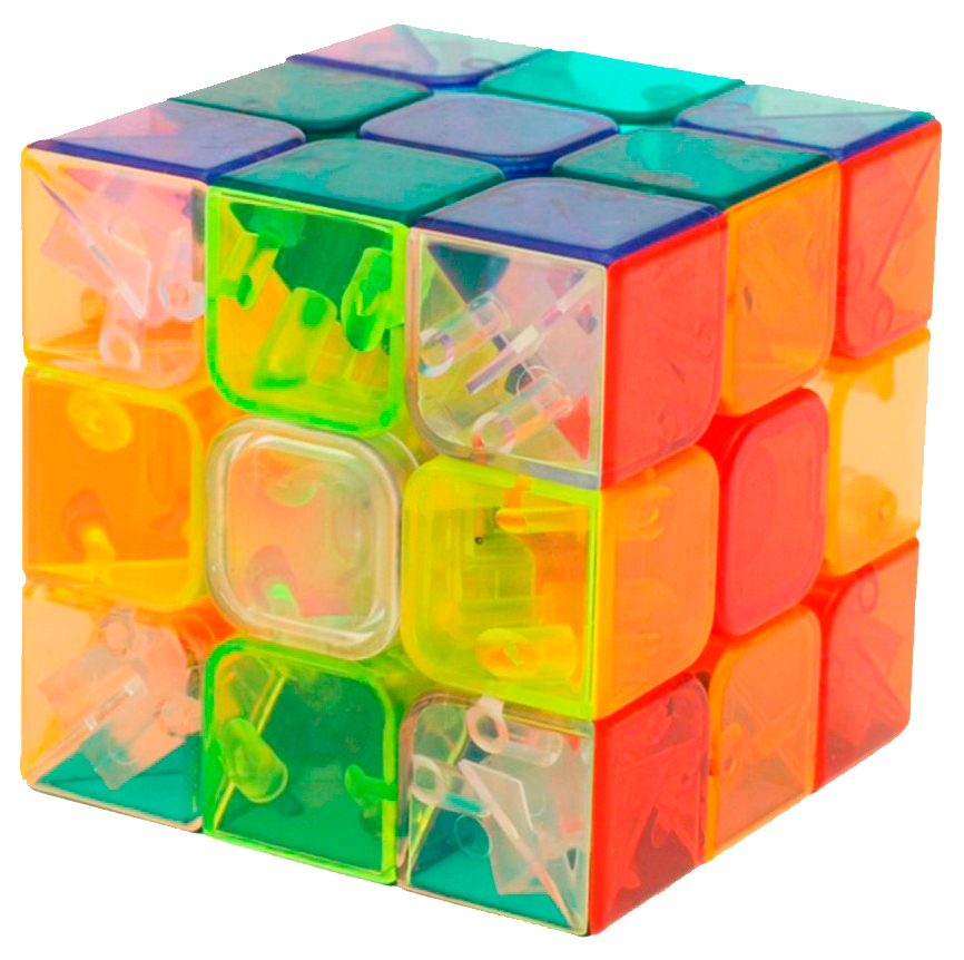 1 TOY Головоломка Куб 3x3, с прозрачными гранями Т14217