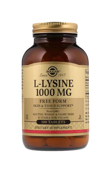 L-Lysine Solgar 1000 мг 100 шт. - купить в интернет-магазинах, цены на Мегамаркет | жирные кислоты 244569