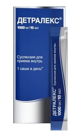 Детралекс суспензия для пр.внутрь 1000 мг/10 мл саше 30 шт. - купить в ЕАПТЕКА (самовывоз), цена на Мегамаркет