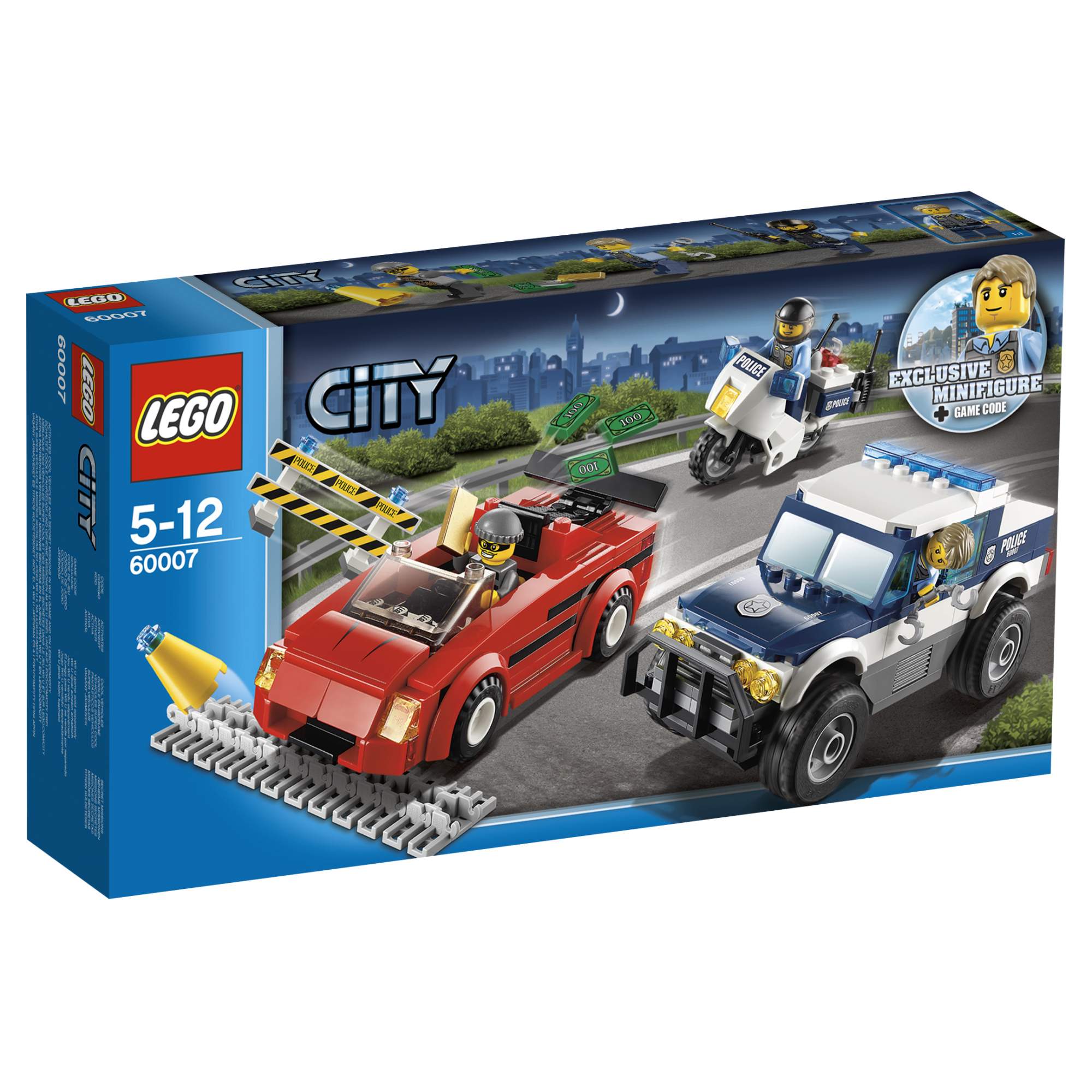 Конструктор LEGO City Police Погоня за преступниками (60007) - отзывы  покупателей на Мегамаркет