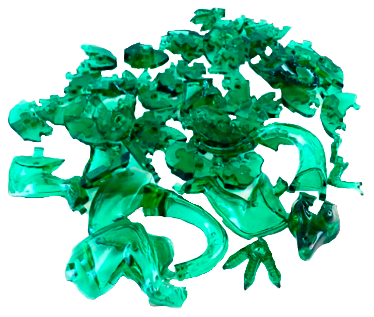 3D головоломка "Динозавр", зеленый