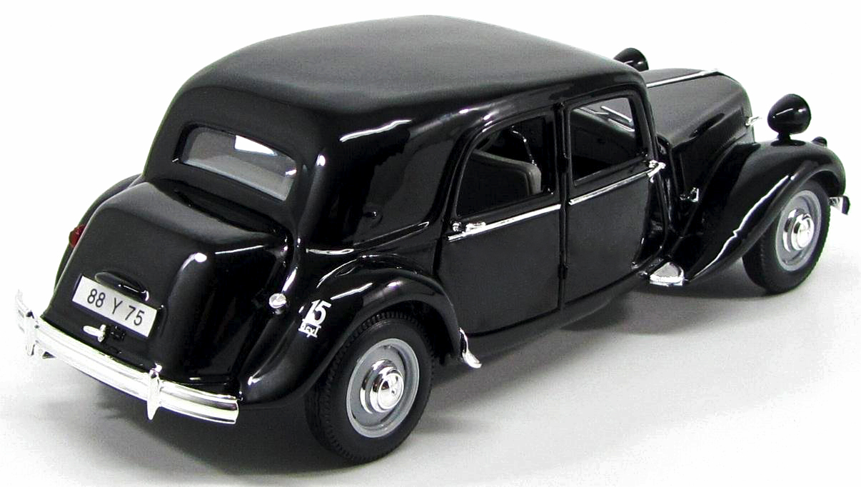 Купить машинка Maisto 1:18 Citroen 15CV 6 Cyl 1952 года, черная, цены на  Мегамаркет