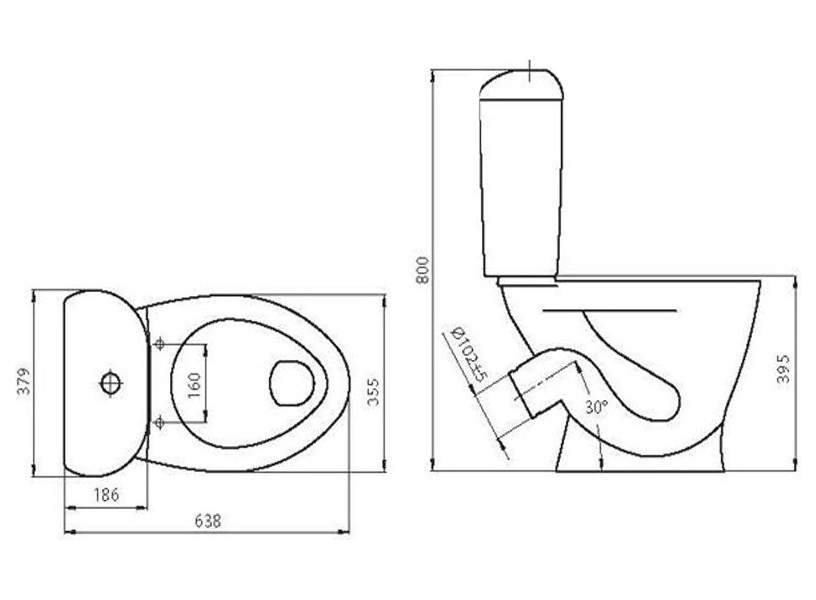 Унитаз-компакт Santeri Версия 1.P401.5.S00.00B.F белый купить, цены в ...