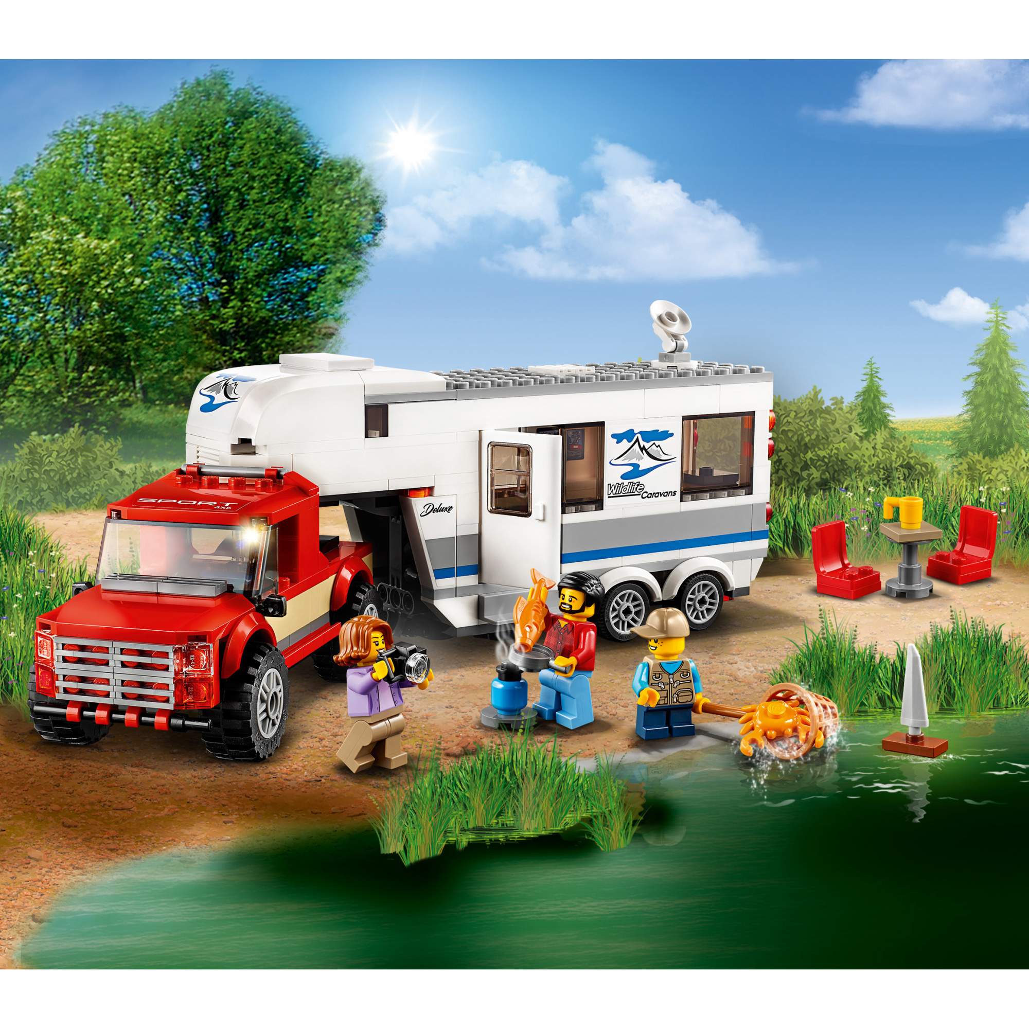 Конструктор LEGO City Great Vehicles Дом на колесах (60182) –  характеристики на Мегамаркет